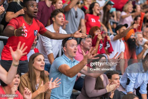 Spectator In Crowd 115 Stadium Crowd Surprise Stock Photos, High-Res Pictures, and Images ...