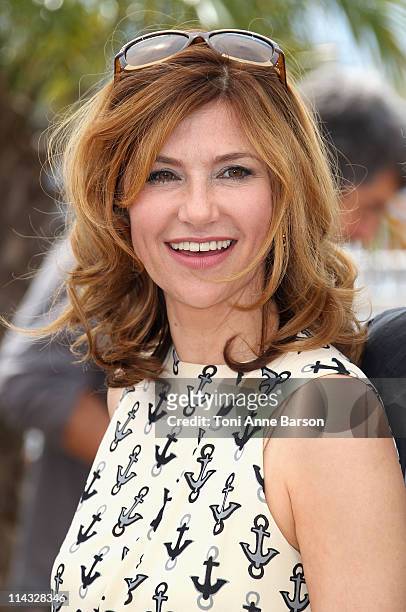Actress Florence Pernel attends the "La Conquete" Photocall during the 64th Cannes Film Festival at the Palais des Festivals on May 18, 2011 in...
