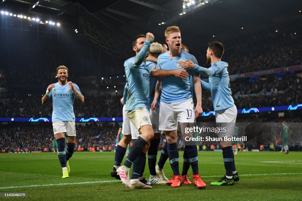 Manchester City v Tottenham Hotspur - UEFA Champions League Quarter Final: Second Leg