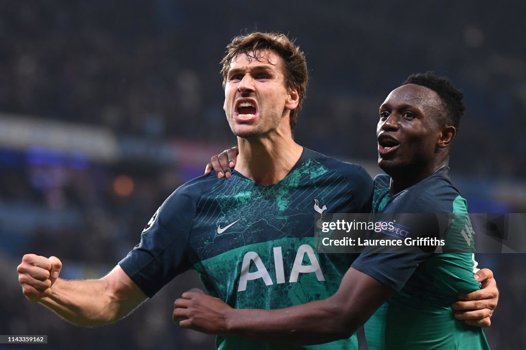 Manchester City v Tottenham Hotspur - UEFA Champions League Quarter Final: Second Leg