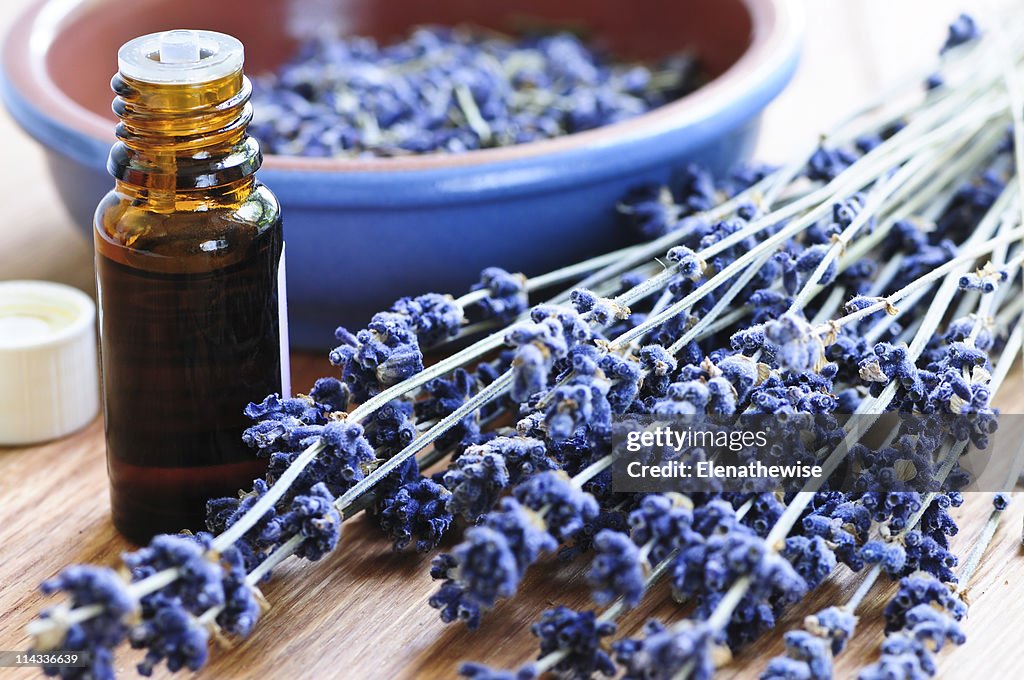 Lavendel Kräuter und ätherischen Ölen