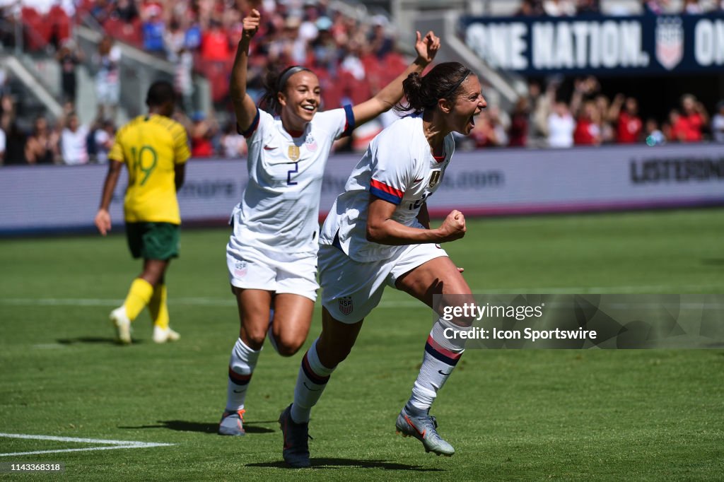 SOCCER: MAY 12 Women's - USA v South Africa