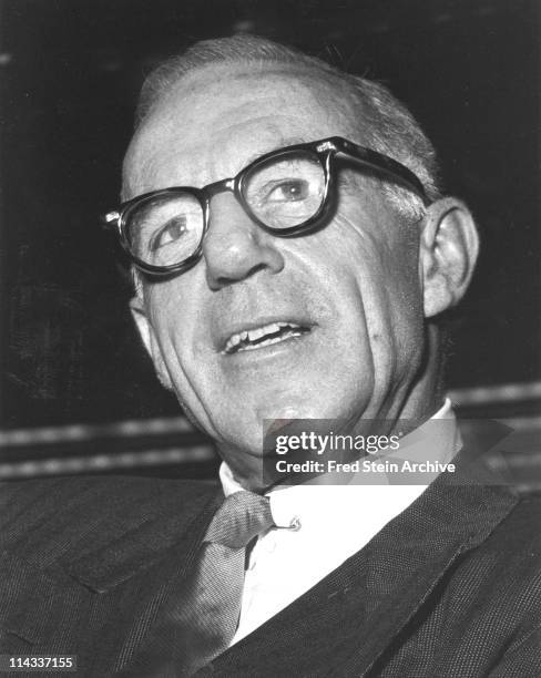 Portrait of American pediatrician and author Dr. Benjamin Spock , 1955.