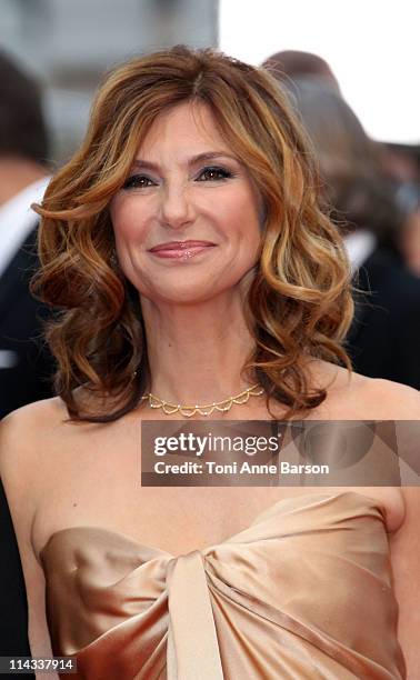 Actress Florence Pernel attends the "La Conquete" Premiere during the 64th Annual Cannes Film Festival at the Palais des Festivals on May 18, 2011 in...