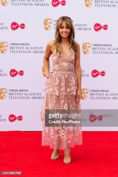 Samia Longchambon attends the Virgin Media British Academy Television Awards ceremony at the Royal Festival Hall on 12 May, 2019 in London, England.