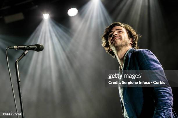 Jack Savoretti performs on stage at Fabrique Club on April 17, 2019 in Milan, Italy.