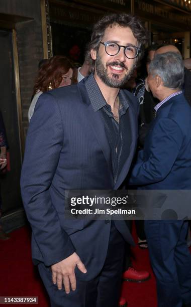 Singer Josh Groban attends the "Hadestown" opening night at Walter Kerr Theatre on April 17, 2019 in New York City.