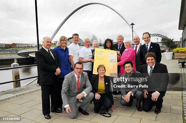 Steve Cram, Brendan Foster, George Felton, Jim Alder, Debbie Jevans, Stephen Savage, Anne Todd, Cllr Ged Bell, Cllr Linda Green, Ira Banerjee, Gary...