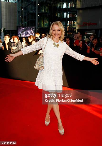 Actress Nova Meierhenrich attends the 'Grand Opening Cinema Berlin' with the screening of 'Pirates Of The Caribbean: On Stranger Tides' at CineStar...