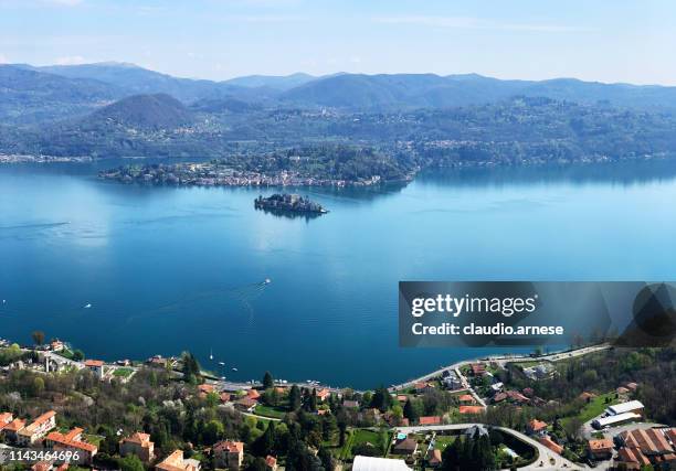 lake orta - lake orta stock pictures, royalty-free photos & images