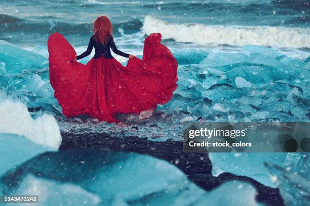 freedom in the ice - beauty in nature beach fantasy stock pictures, royalty-free photos & images