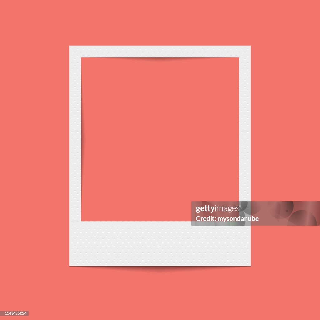 ベクトル現実的な空白のフォトフレーム