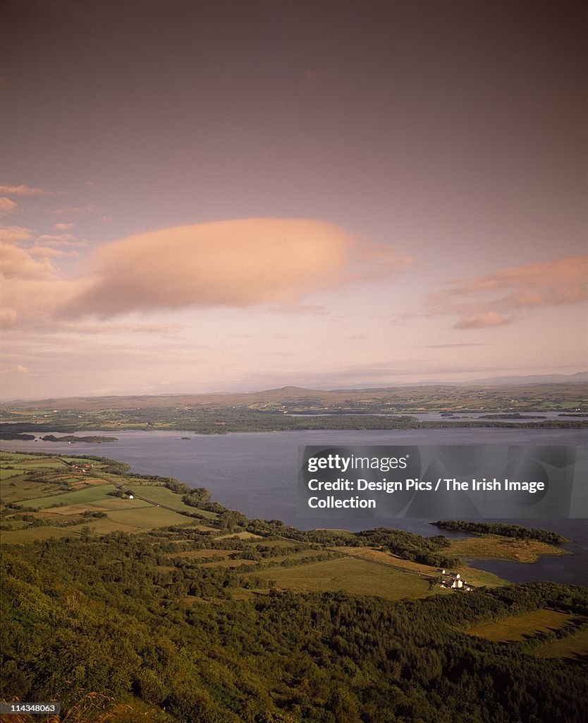Co Fermanagh, Lower Lough Erne, From Magho Cliffs