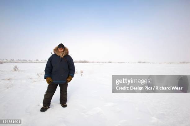 churchill, manitoba, canada - parka coat stock pictures, royalty-free photos & images