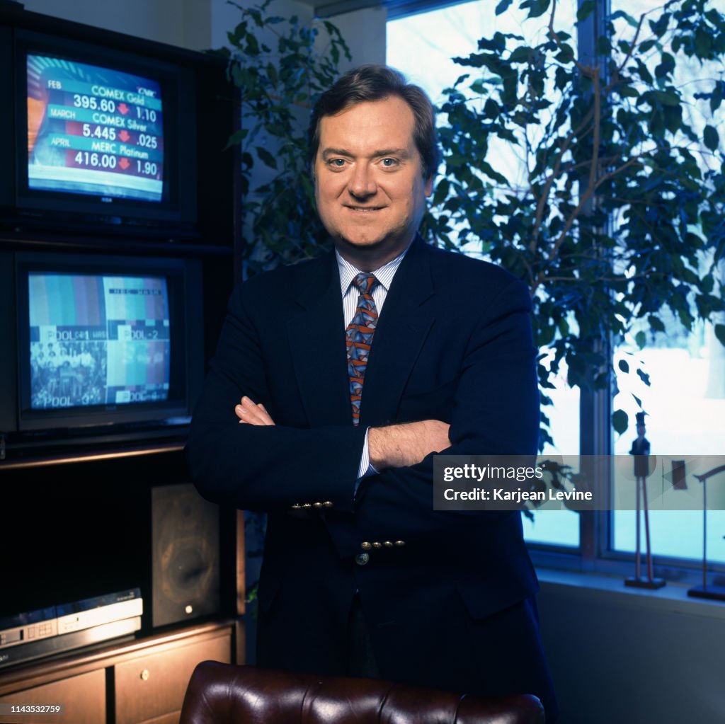 Meet The Press moderator Tim Russert poses for a portrait in his ...
