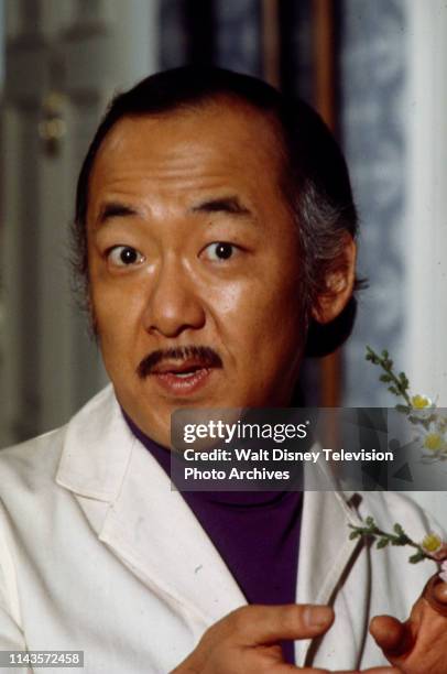Pat Morita appearing in the Walt Disney Television via Getty Images tv series 'The Barbara Eden Show'.
