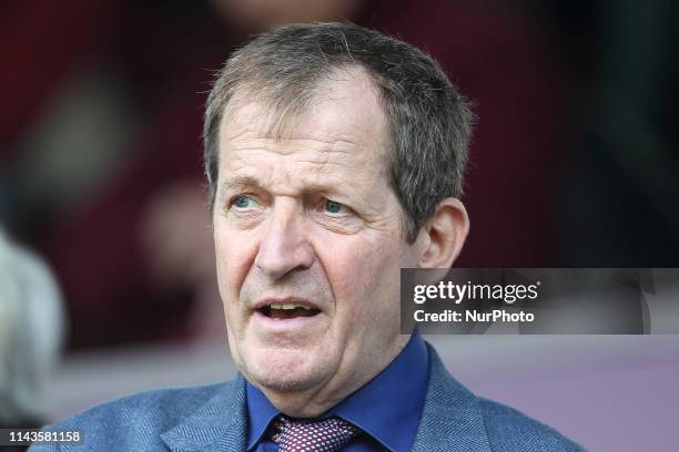 Alastair Campbell formerly a political aide to Tony Blair during the Premier League match between Burnley and Arsenal at Turf Moor, Burnley on Sunday...