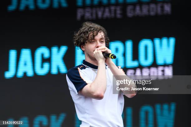 Jack Harlow performs on stage during day three of Rolling Loud at Hard Rock Stadium on May 12, 2019 in Miami Gardens, FL.