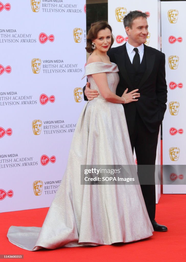 Keeley Hawes and Matthew McFadyen are seen on the red carpet...