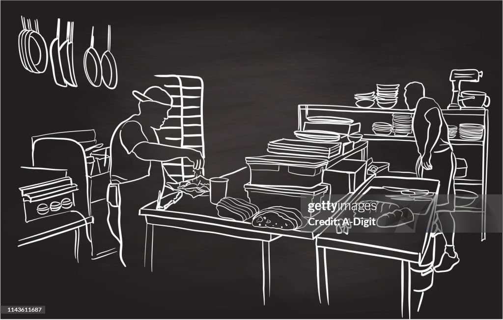 Pub's Kitchen Chalkboard