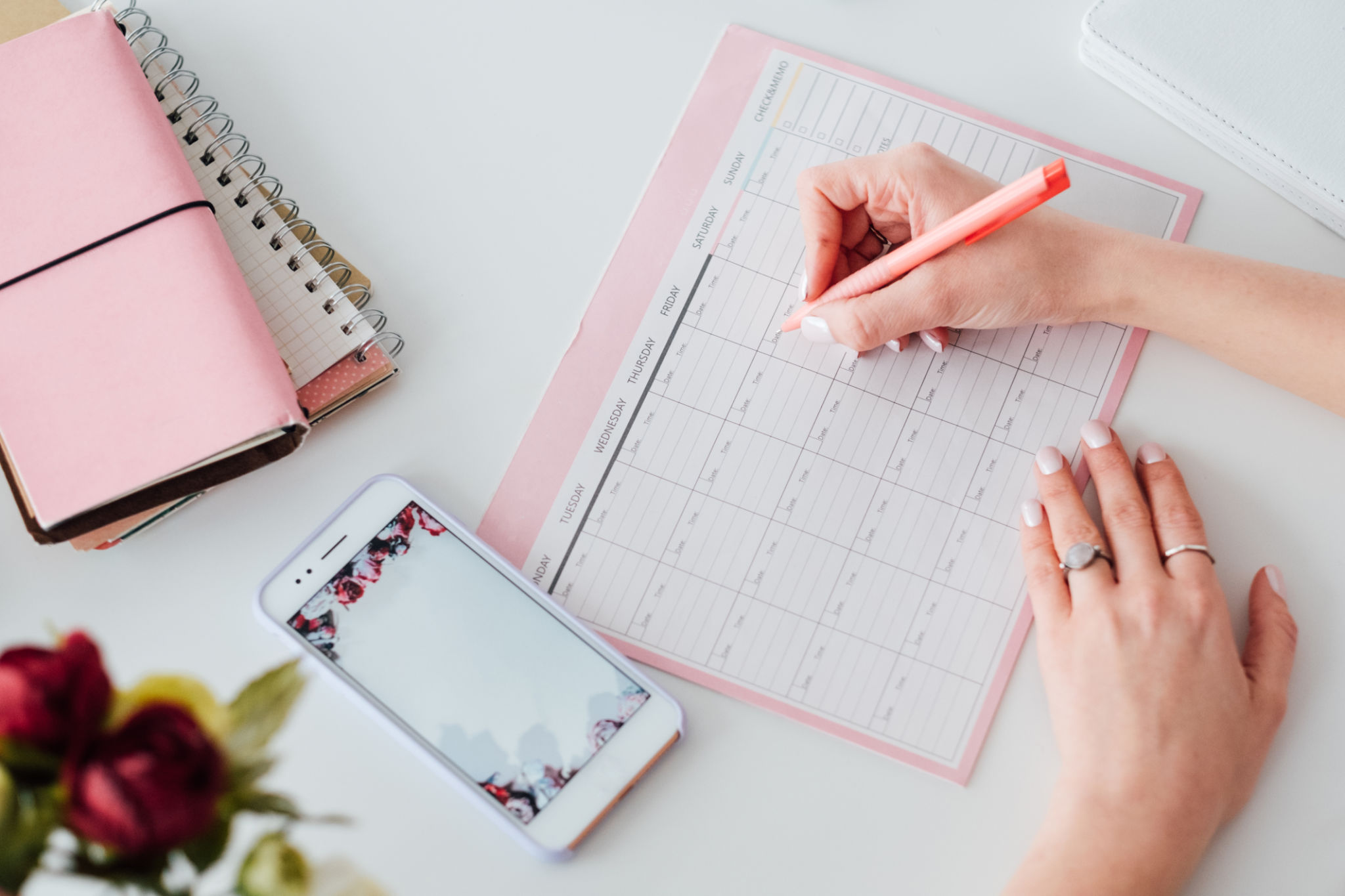 social media schedule