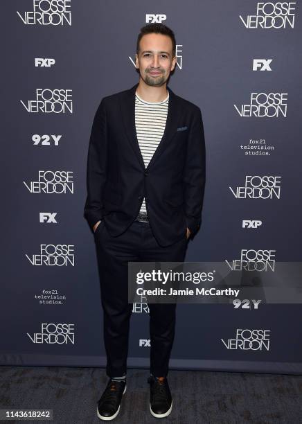 Lin-Manuel Miranda attends the "Fosse/Verdon" Screening And Conversation at 92nd Street Y on April 18, 2019 in New York City.