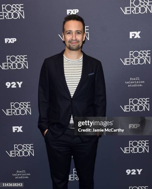 Lin-Manuel Miranda attends the "Fosse/Verdon" Screening And Conversation at 92nd Street Y on April 18, 2019 in New York City.