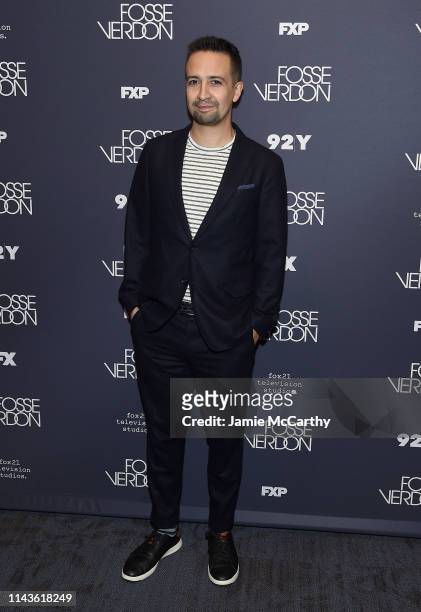 Lin-Manuel Miranda attends the "Fosse/Verdon" Screening And Conversation at 92nd Street Y on April 18, 2019 in New York City.