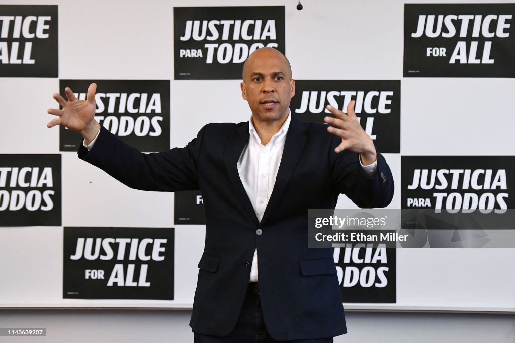 Sen. Cory Booker Holds A Meet-And-Greet At UNLV