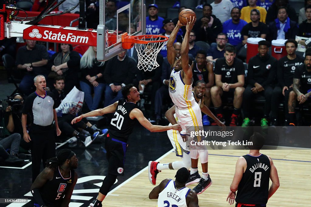 Golden State Warriors v Los Angeles Clippers - Game Three