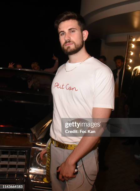 Yanis Bargoin attends "Folies Tonic Party: What do you Expect" Place Vendome on April 18, 2019 in Paris, France.