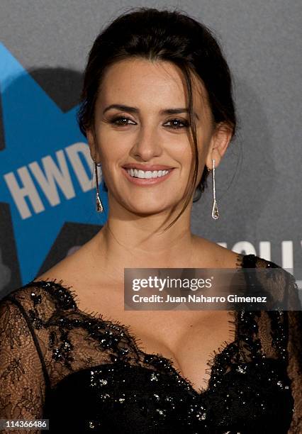 Spanish actress Penelope Cruz attends 'Pirates Of The Caribbean: On Stranger Tides' premiere at Kinepolis Cinema on May 18, 2011 in Madrid, Spain.