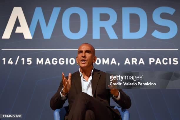Paolo Di Canio attends during the A-Words at Ara Pacis on May 14, 2019 in Rome, Italy.