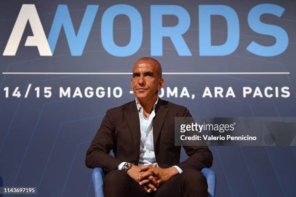 Paolo Di Canio attends during the A-Words at Ara Pacis on May 14, 2019 in Rome, Italy.