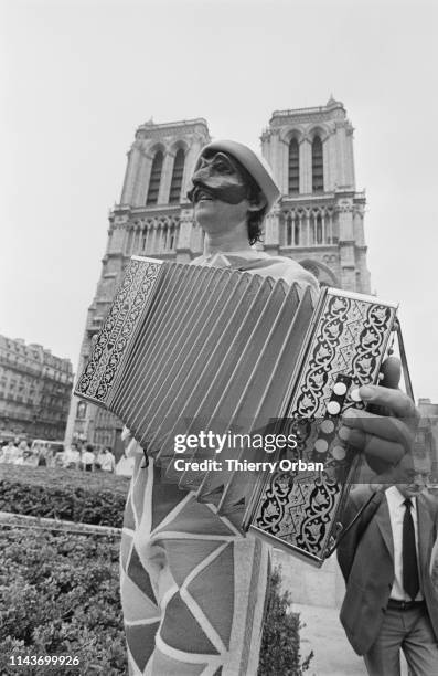 The 'Fete de la Musique' at Notre Dame Cathedral in Paris