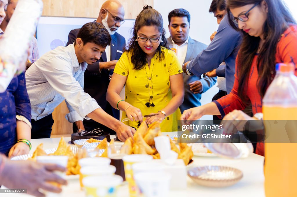 Business Anniversary Celebration at the Office