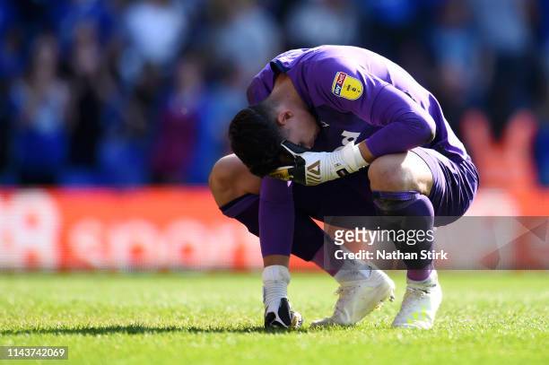 Kelle Roos of Derby County looks dejected during the Sky Bet Championship match between Birmingham City and Derby County at St Andrew's Trillion...