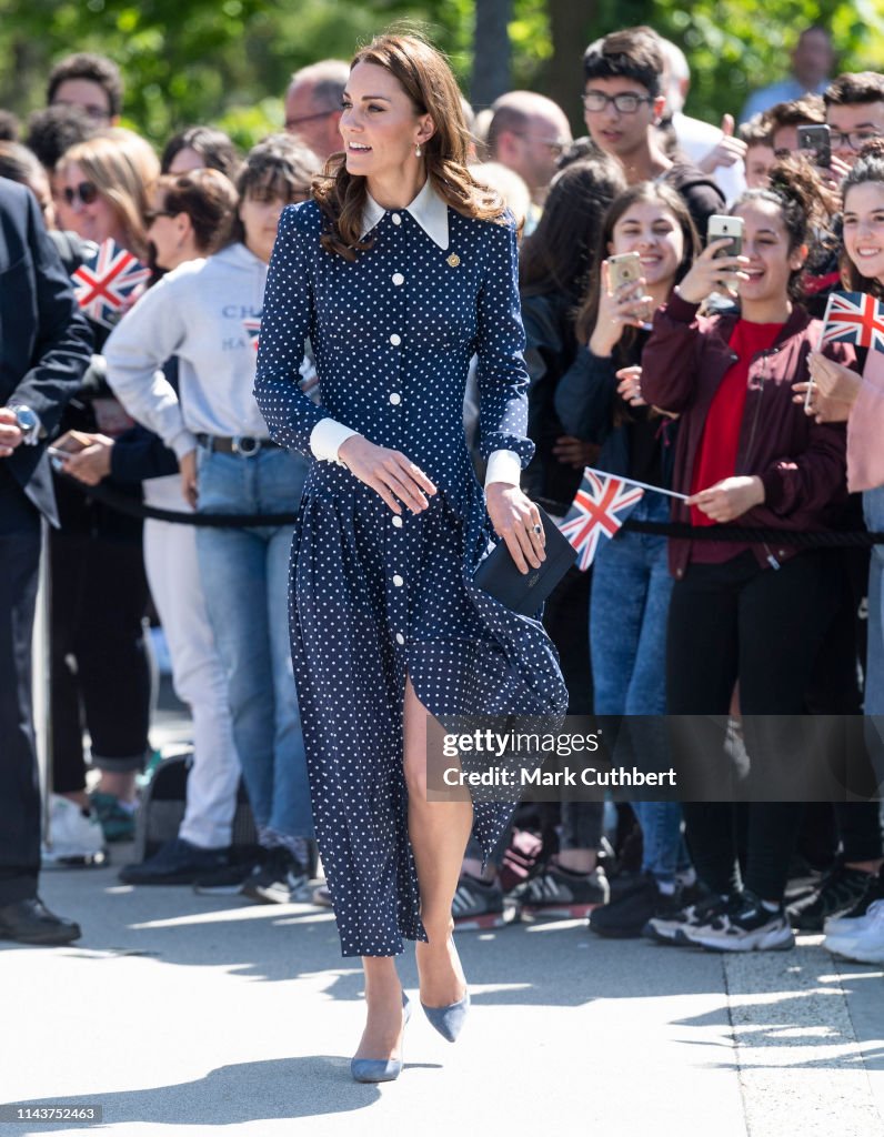 The Duchess Of Cambridge Visits Bletchley Park D-Day Exhibition