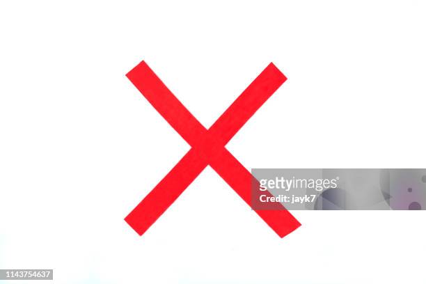 cross sign - アルファベットのx ストックフォトと画像