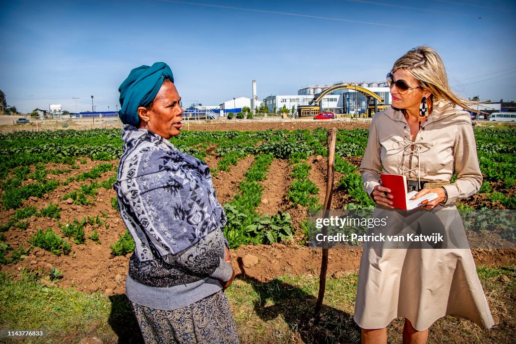 Queen Maxima Of The Netherlands Visits Ethiopia : Day One