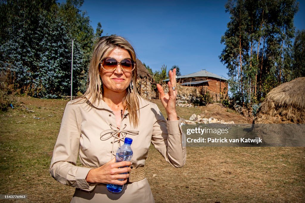 Queen Maxima Of The Netherlands Visits Ethiopia : Day One