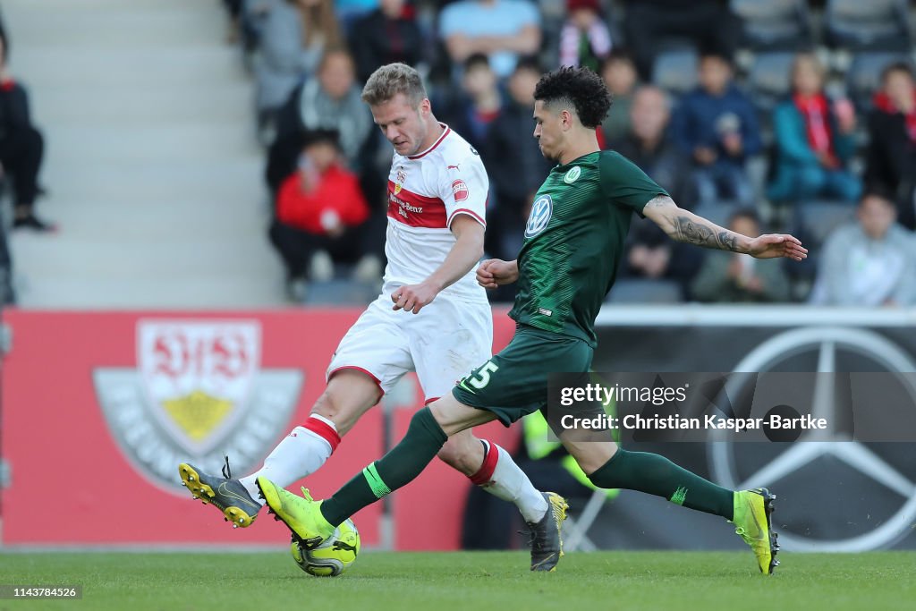 VfB Stuttgart U 19 v VfL Wolfsburg U19 - A-Juniors German Championship Semi Final Leg One