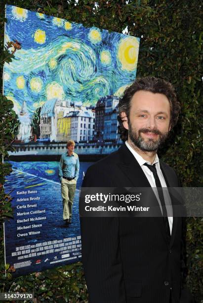 Actor Michael Sheen arrives at the premiere of Sony Pictures Classics' "Midnight In Paris" held at the Academy of Motion Picture Arts and Sciences'...