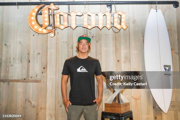 Kanoa Igarashi of Japan eager to kick of the season and work towards earning a maiden World Title at the press session ahead of the Quiksilver Pro &...