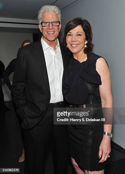 Actor Ted Danson and President of La Mer Maureen Case attend World Ocean Day 2011 celebrated by La Mer and Oceana at Affirmation Arts on May 18, 2011...