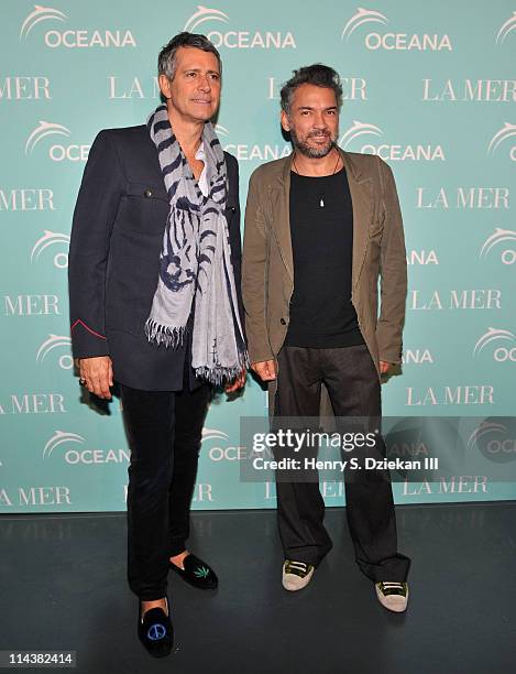 Carlos Souza and Carlos Mota attend World Ocean Day 2011 celebrated by La Mer and Oceana at Affirmation Arts on May 18, 2011 in New York City.