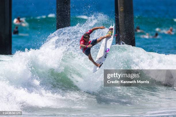 Italo Ferreira advances to the Quarterfinals of the 2018 VANS US Open of Surfing after winning Heat 6 of Round 5 at Huntington Beach, CA, USA.