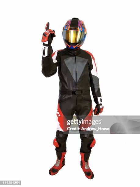 homem em motocicleta peles - luva vermelha imagens e fotografias de stock