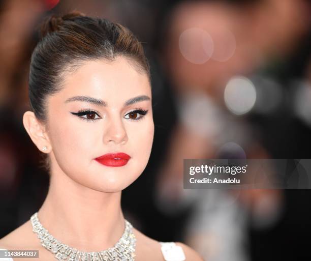 Actress Selena Gomez arrives for the screening of the film 'The Dead Don't Die' and the Opening Ceremony at the 72nd annual Cannes Film Festival in...