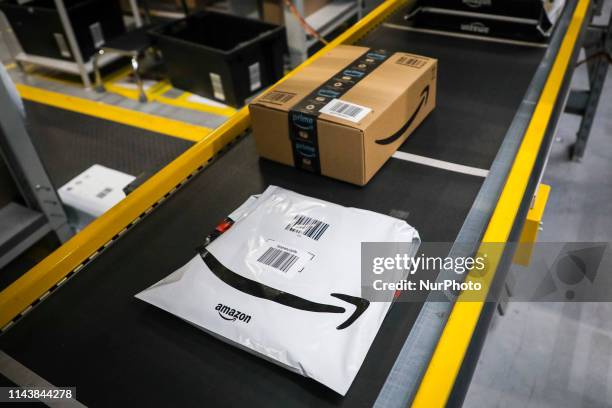 Amazon fulfilment center in Sosnowiec, Poland on 13 May, 2019. The fifth Amazon fulfilment center in Poland is built in the Upper Silesia region. The...